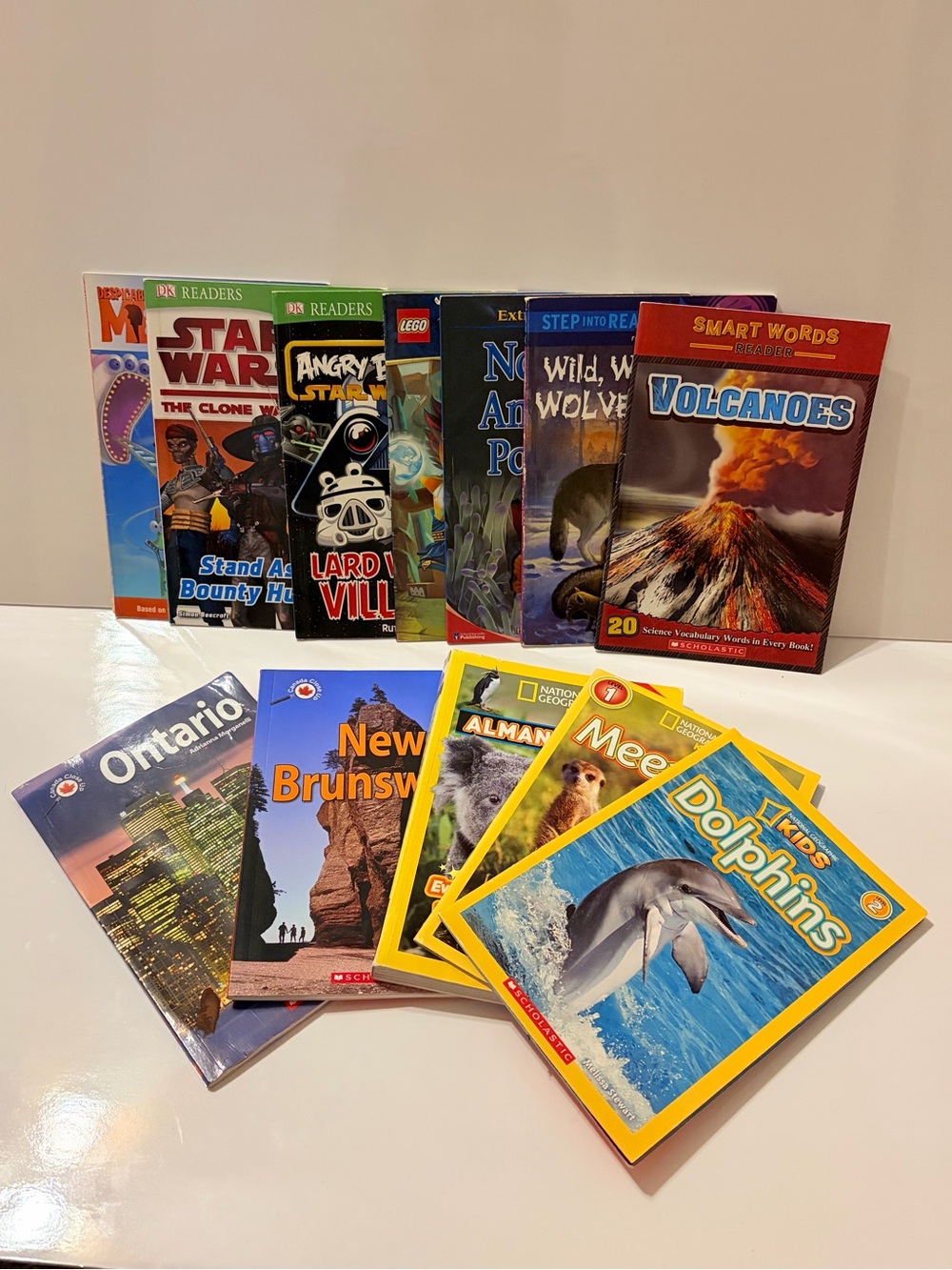 Kids Books Lot of 12 Educational Readers Level 1, 2, and 3 Learning